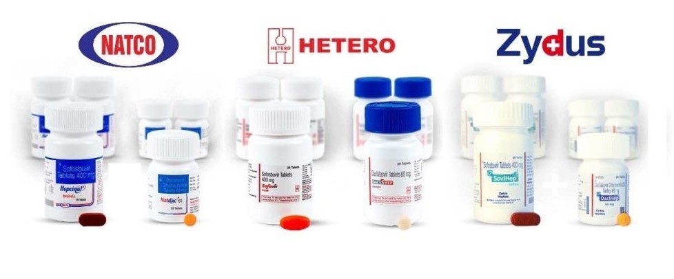 Индийские фармпроизводители : Natco, Zydus, Dr.Reddys, Hetero, Biocon Упаковка — коробка: 60 mg — по28 таблеток