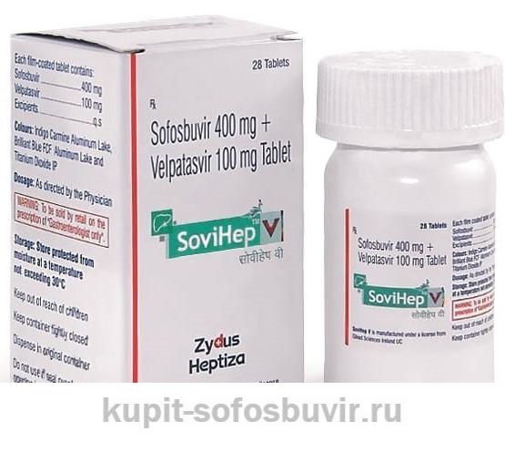 Sovihep-V | Велпатасвир Zydus Heptiza.